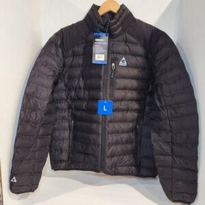 Gerry Men's Lightweight Puffer‎ Jacket, Black Large NWT